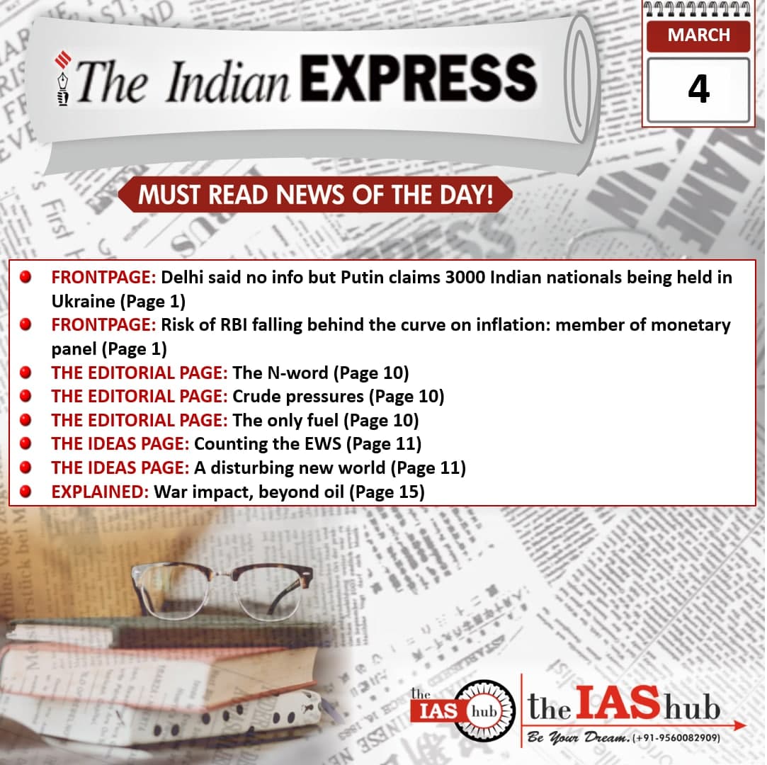 Indian Express 4 March