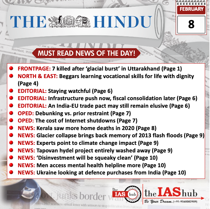 The Hindu_Headlines_8 Feb_theIAShub