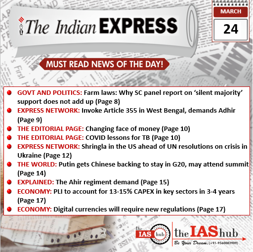 Indian Express 24 March