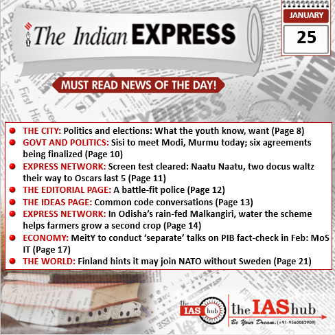 IE_25th January_Daily Headlines
