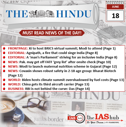 The Hindu 18 june