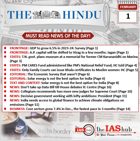 TH_1st February_Daily Headlines