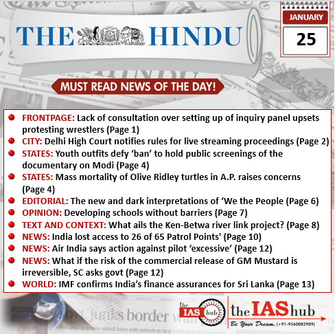 TH_25th January_Daily Headlines