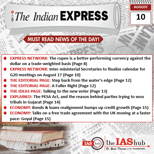 10th August 2022 Indian Express