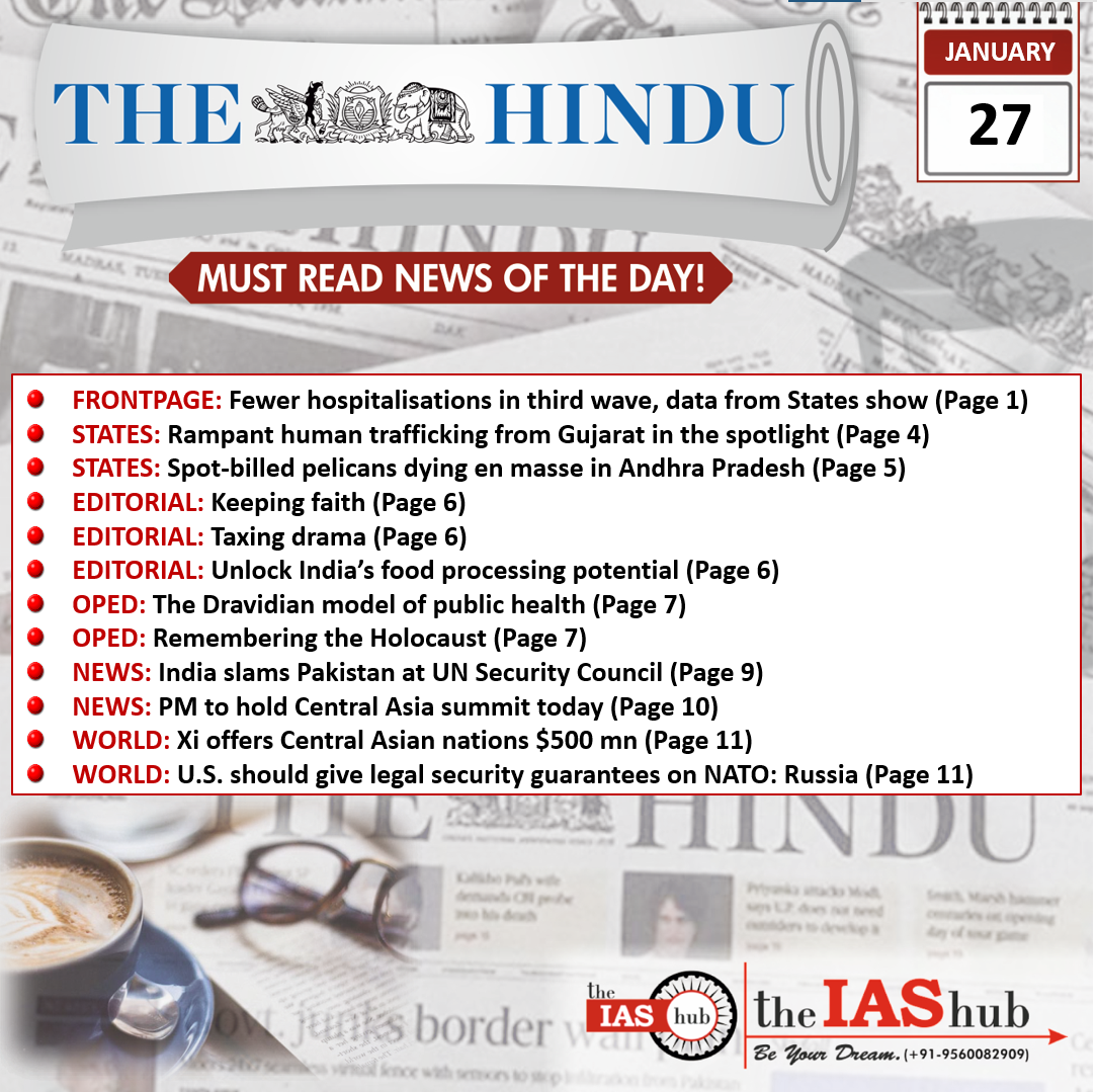 The Hindu 27 Jan