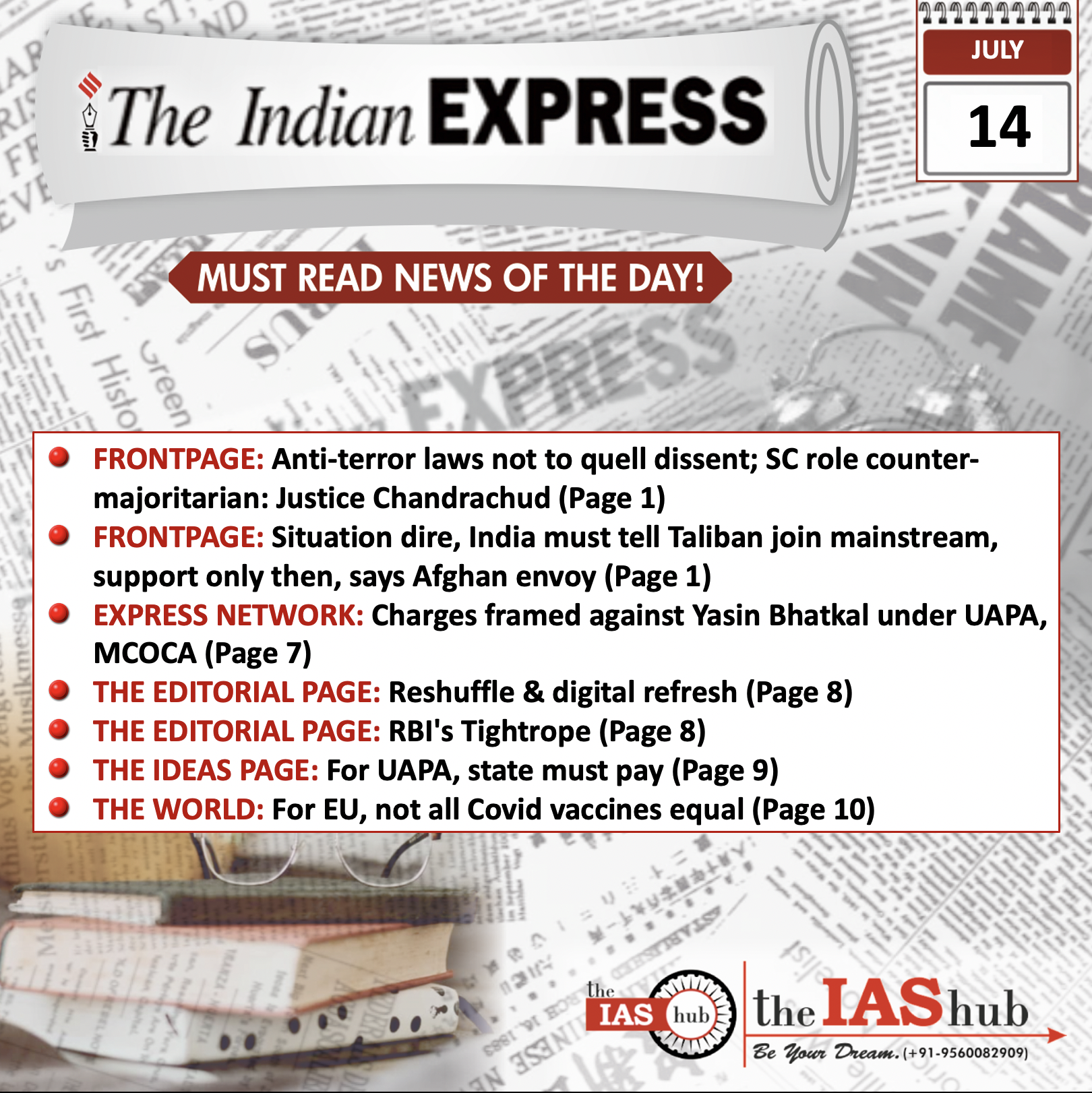 IE-Headlines-14 July-theIAShub