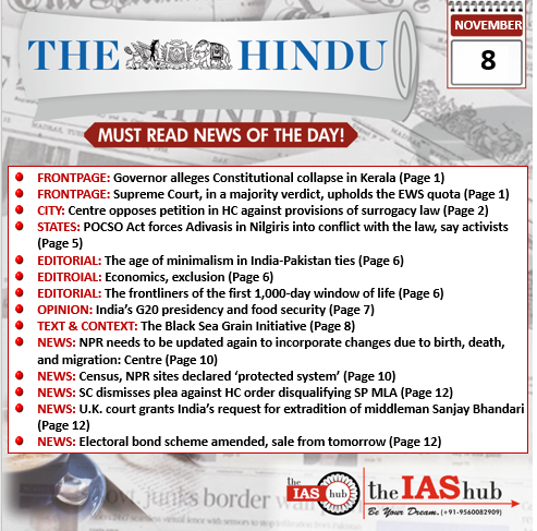 TH_8th Nov_Daily Headlines
