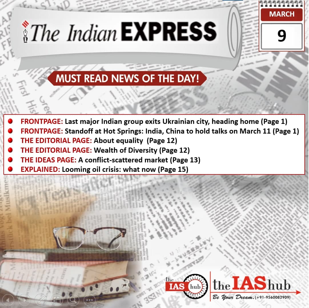 Indian Express 9 March