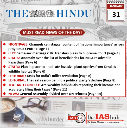 TH_31st January_Daily Headlines