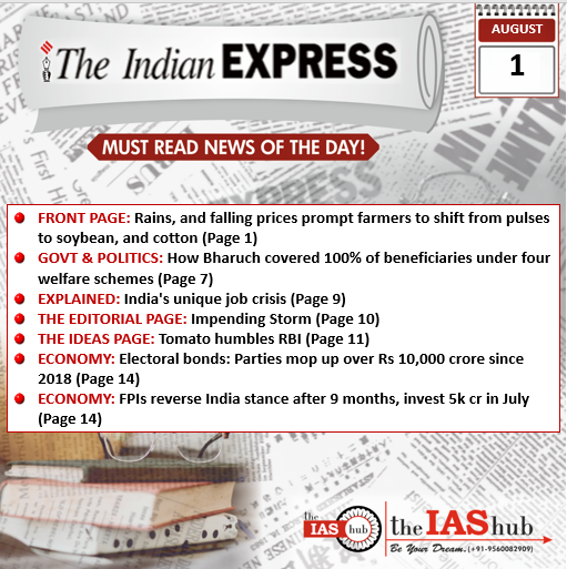 1st August 2022 Indian Express