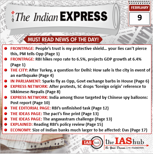 IE_9th February_Daily Headlines