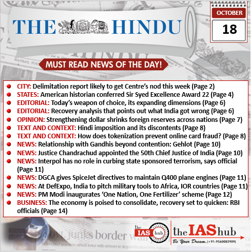 TH_18th Oct_Daily Headlines