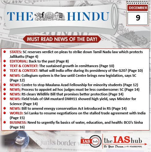 TH_9th Dec_Daily Headlines