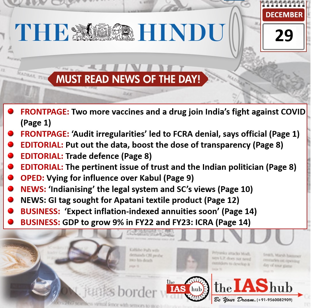 The Hindu 29 Dec
