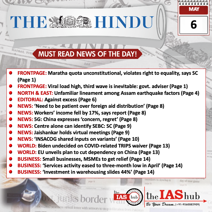 TH_Headlines_6 May_theIAShub