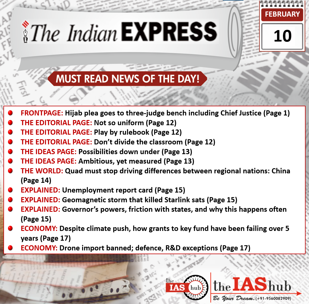Indian Express 10 Feb