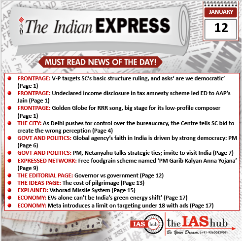 IE_12th January_Daily Headlines