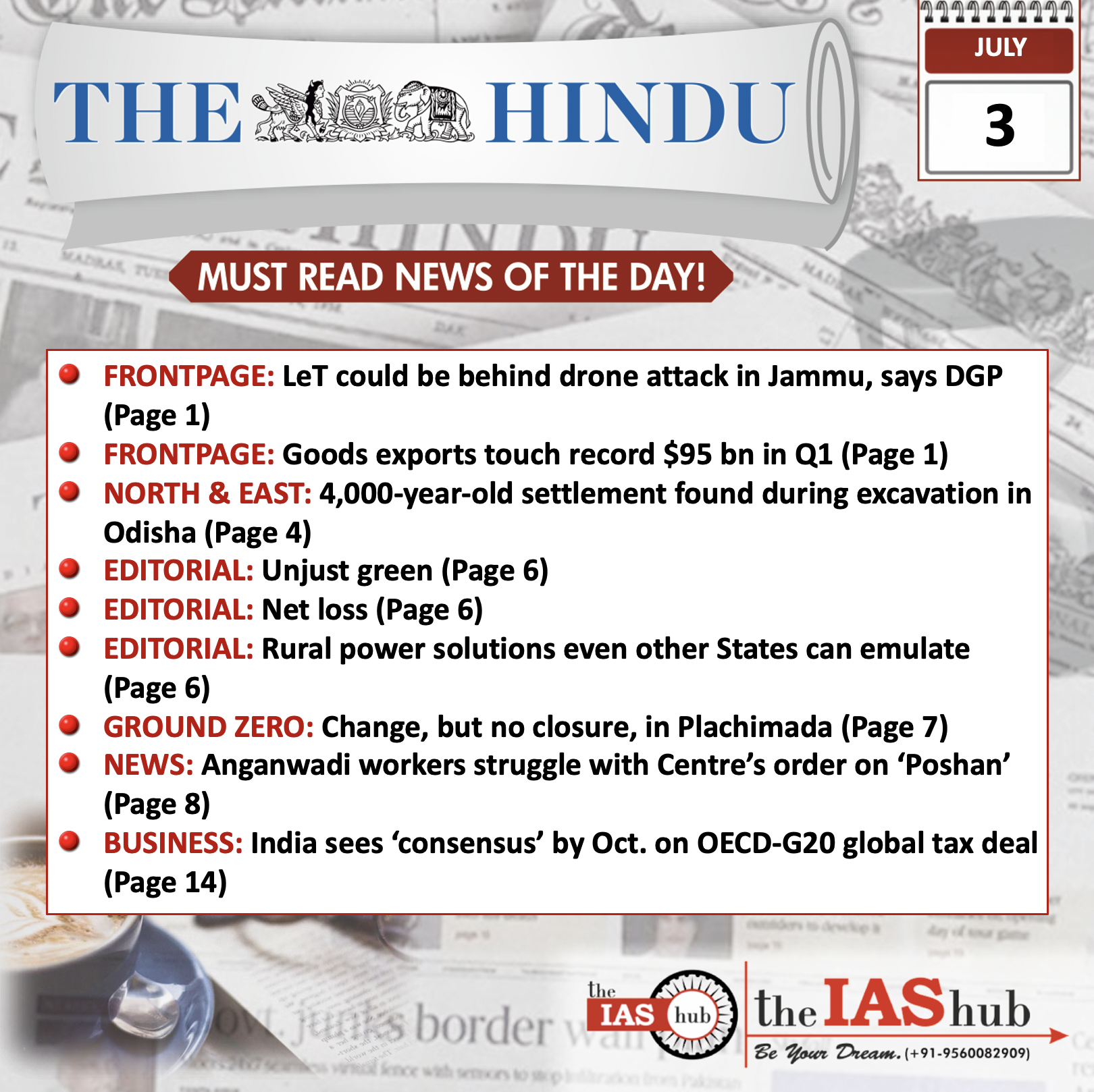 TH-Headlines-3 July-theIAShub