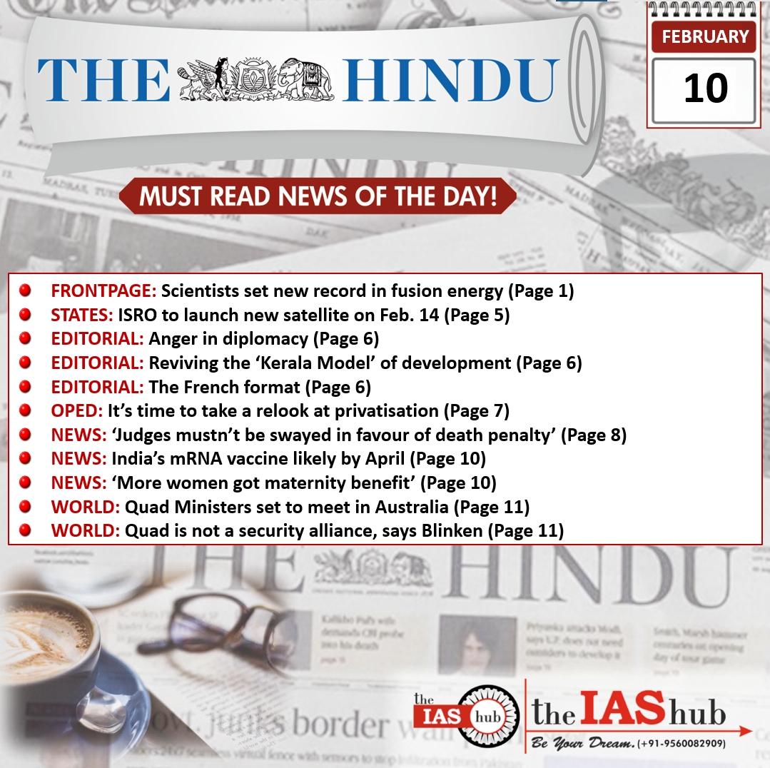 The Hindu 10th Feb