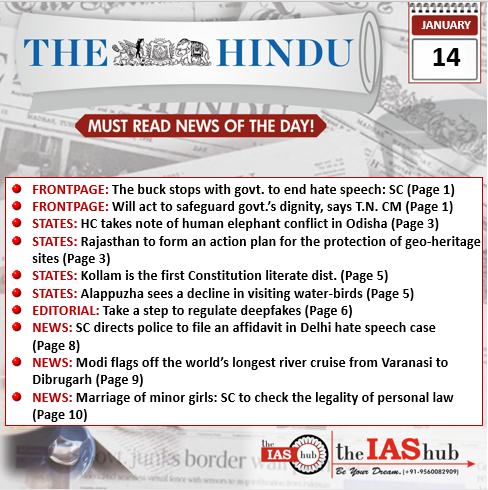 TH_14th January_Daily Headlines