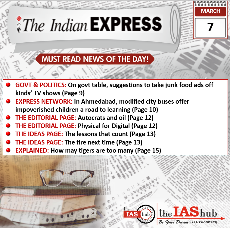 Indian Express 7 March