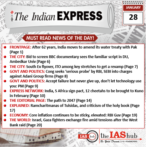 IE_28th January_Daily Headlines
