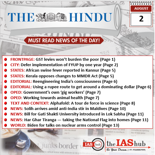 2nd August 2022 The Hindu