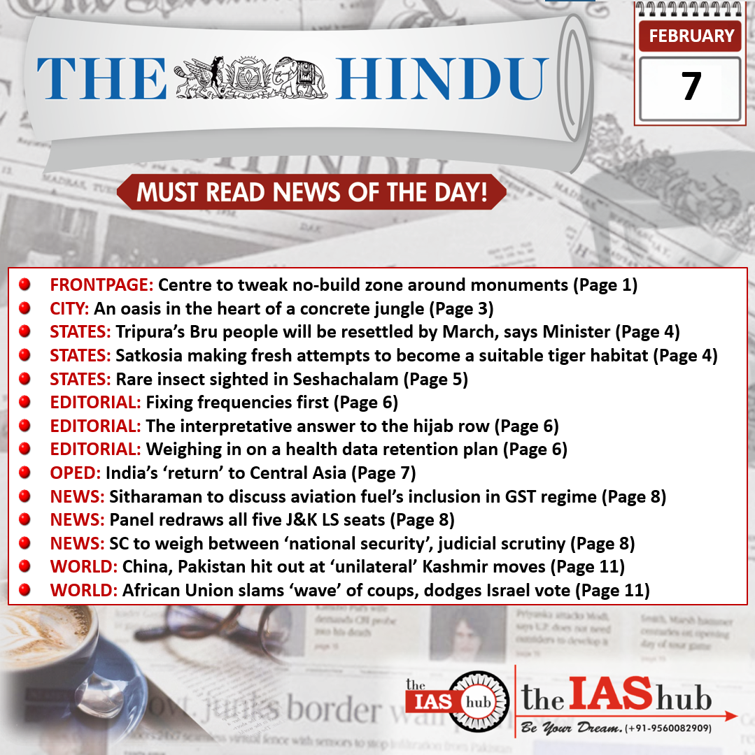 The Hindu 7th Feb