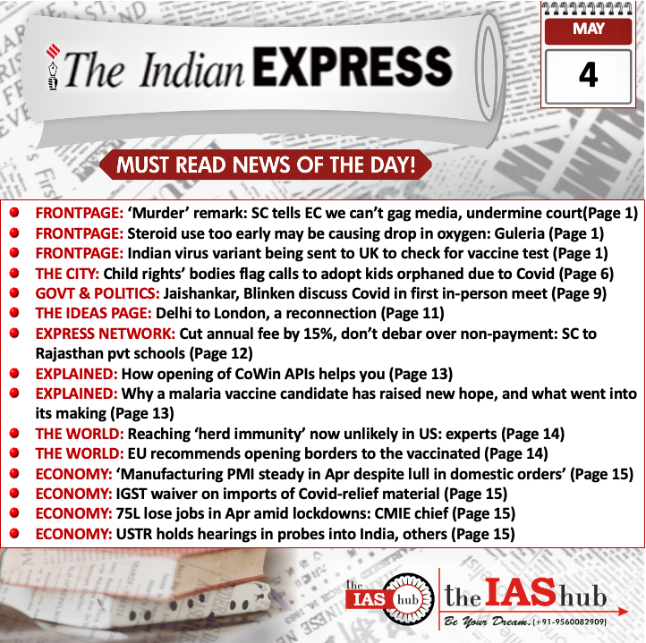 Headlines - 4th May - IE