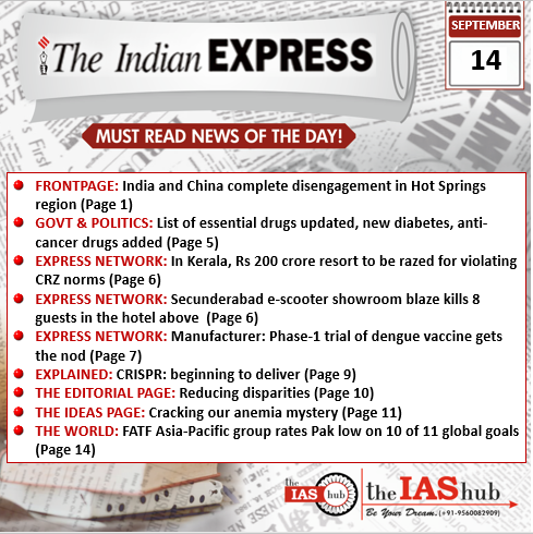 IE_14th Sept_Daily Headlines