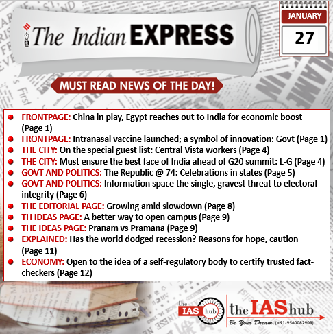 IE_27th January_Daily Headlines