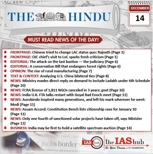 TH_14th Dec_Daily Headlines