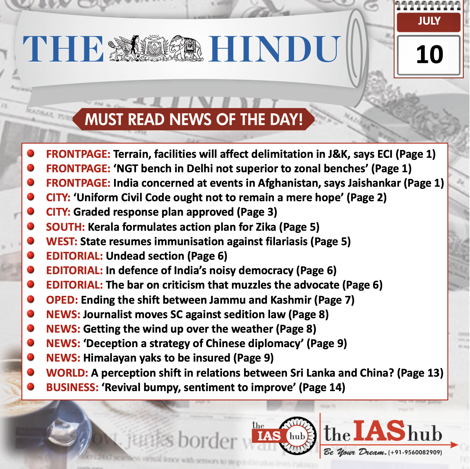 TH-Headlines-10 July-theIAShub
