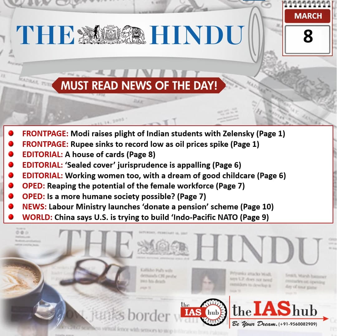 The Hindu 8 March