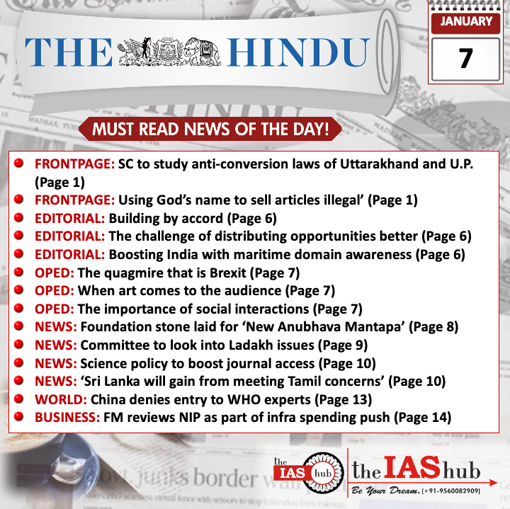The Hindu_Headlines_7 Jan_theIAShub