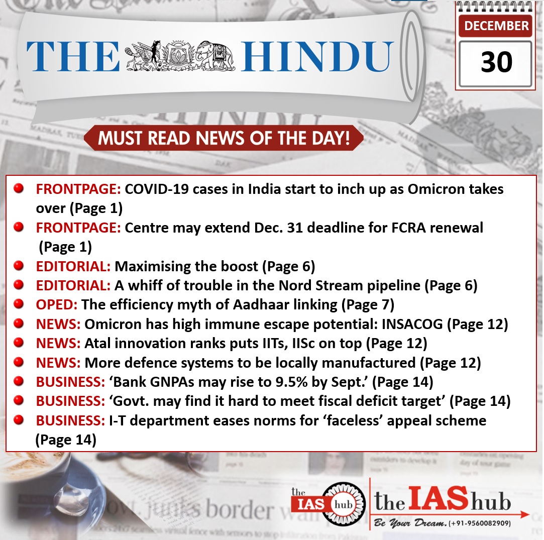 The Hindu 30 Dec