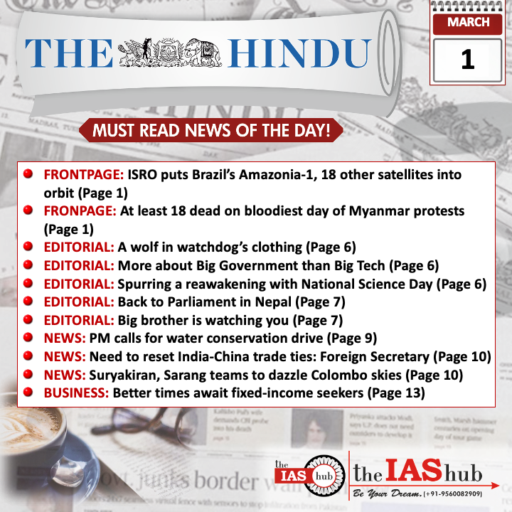 The Hindu_Headlines_1 Mar_theIAShub