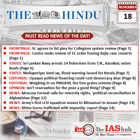 TH_18th Nov_Daily Headlines