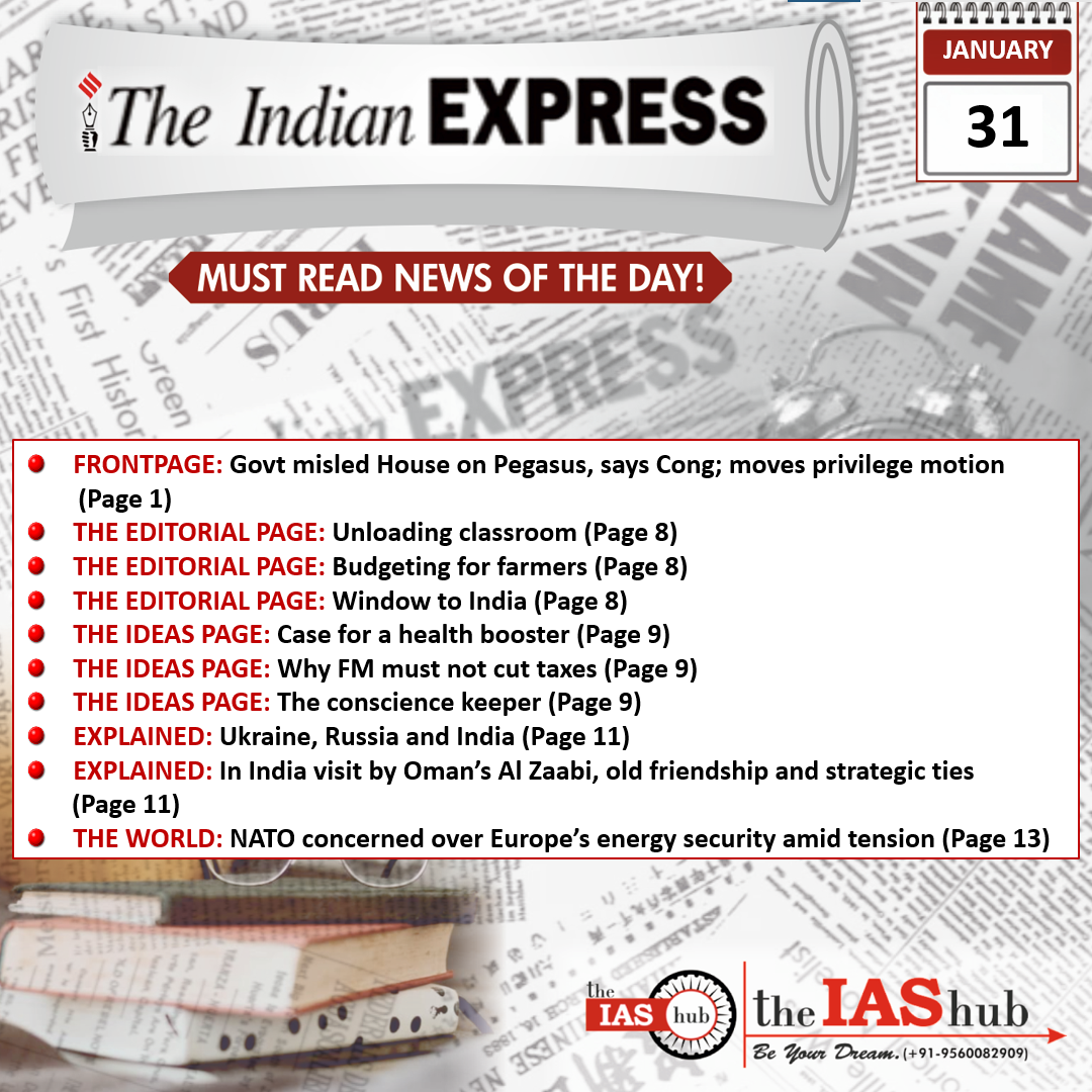 Indian Express 31 Jan