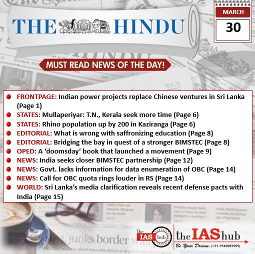 The Hindu 30 March
