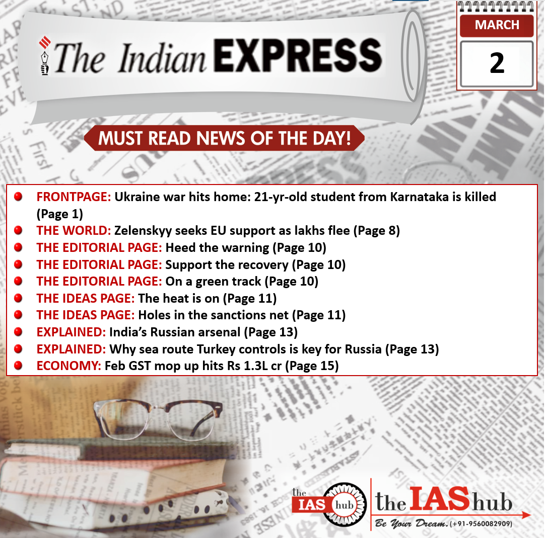 Indian Express 2 March