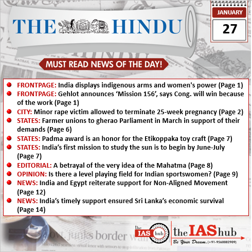 TH_27th January_Daily Headlines