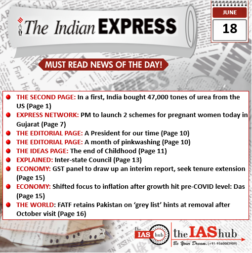Indian Express 18th June
