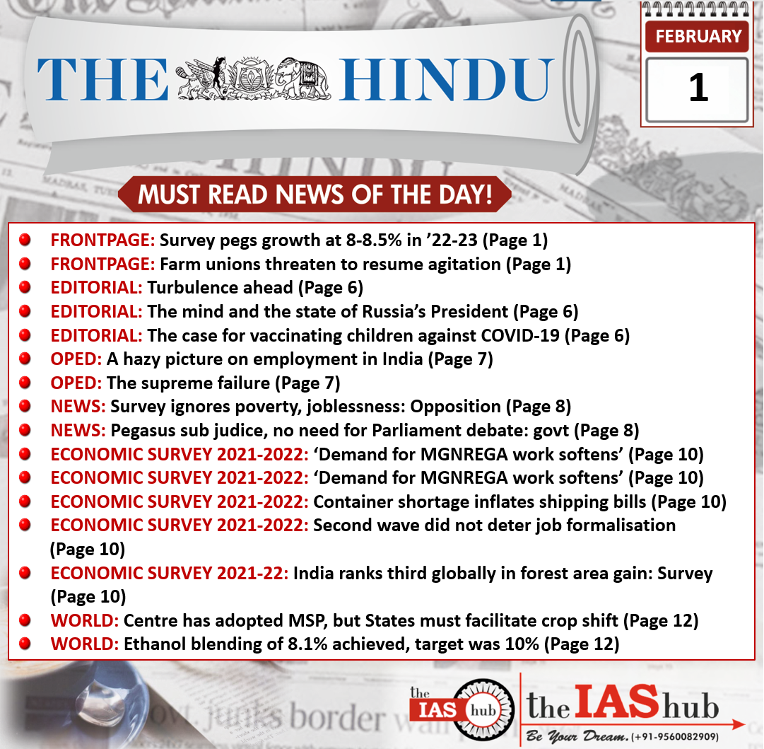 The Hindu 1 Feb