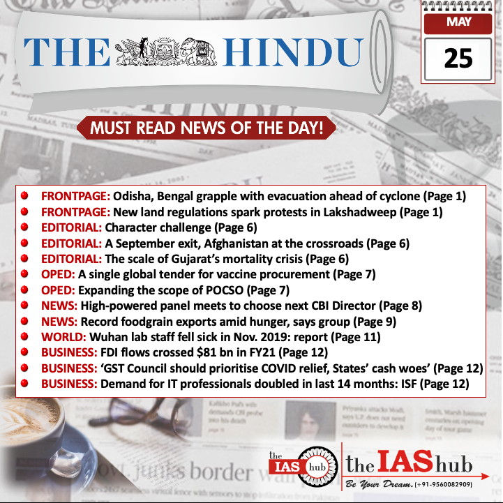 TH_Headlines_25 May_theIAShub