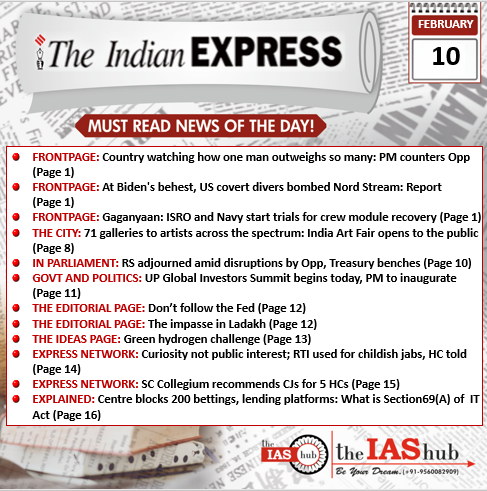 IE_10th Feb 23_Daily Headlines