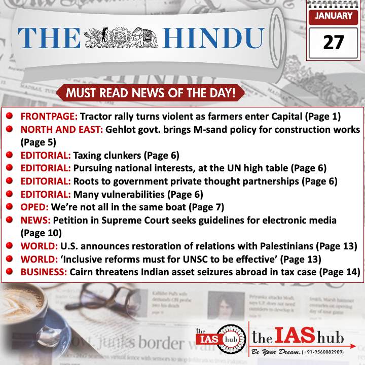 The Hindu_Headlines_27 Jan_theIAShub