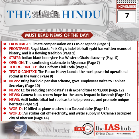 TH_7th Nov_Daily Headlines