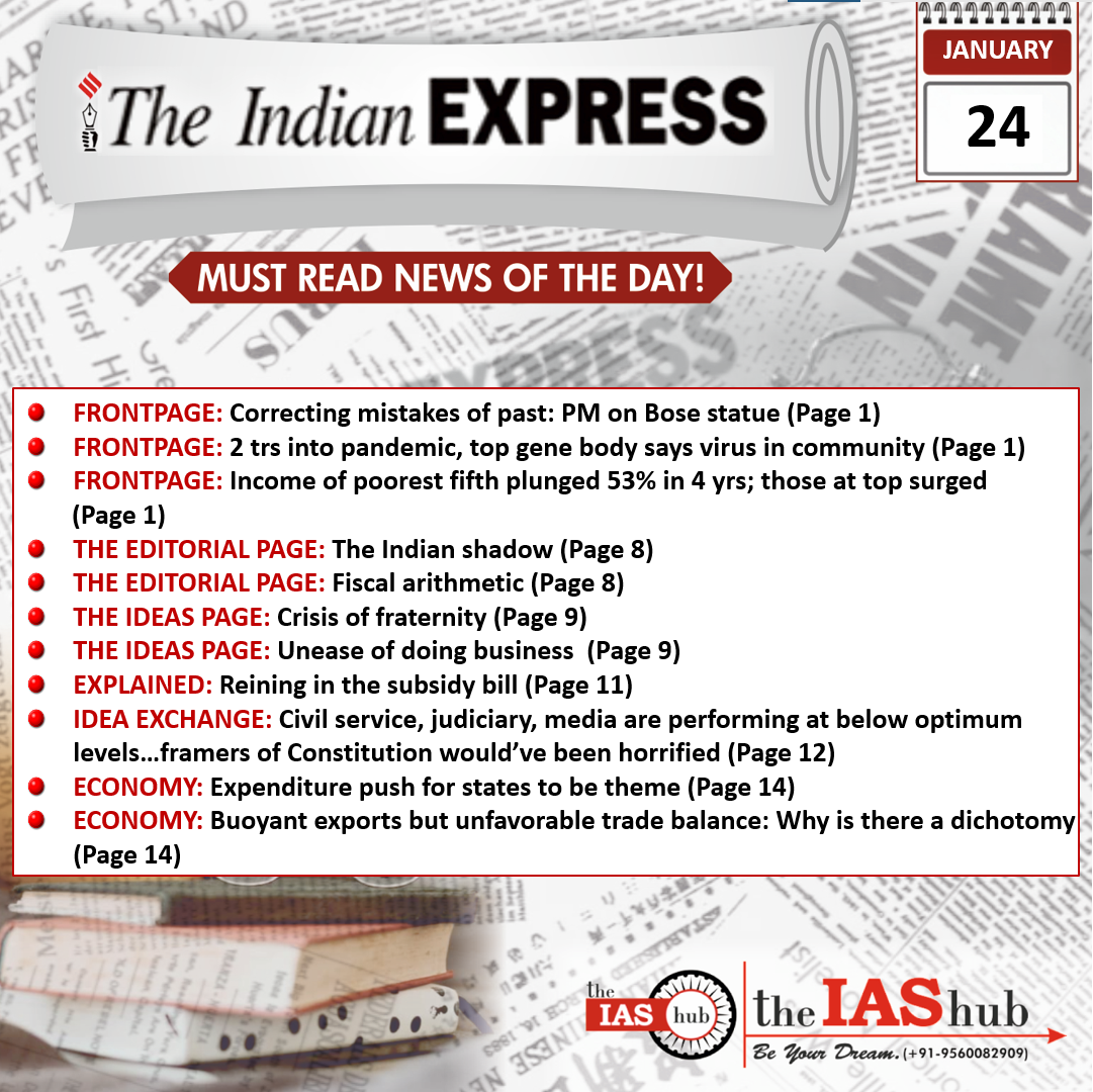 Indian Express 24 Jan