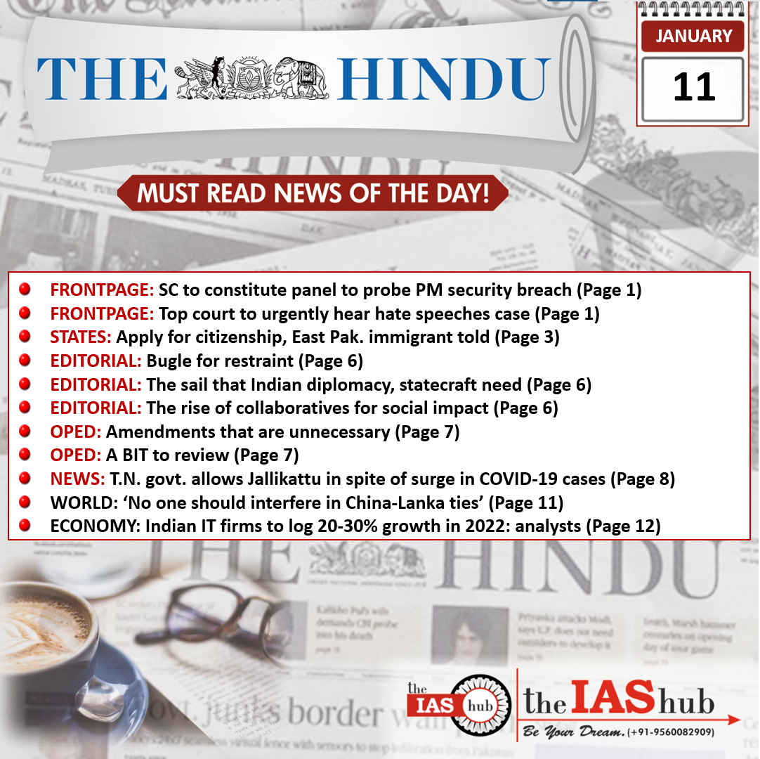 The Hindu 11 Jan